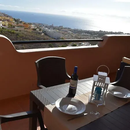 Apartamento Casa Galicia With Fantastic Sea View, Terrace, Pool, Wifi-internet, Dishwasher Adeje